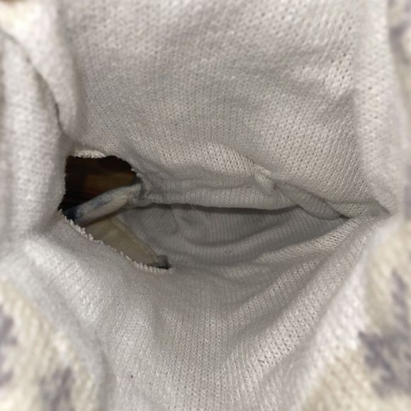 Vintage 100% Wool Cabela's Hunting Face Mask Hat White Winter Camo MADE IN USA - Picture 10 of 13